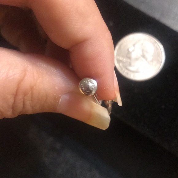 Vintage Espo Flex Sterling silver earrings Screwbacks - Picture 4 of 4